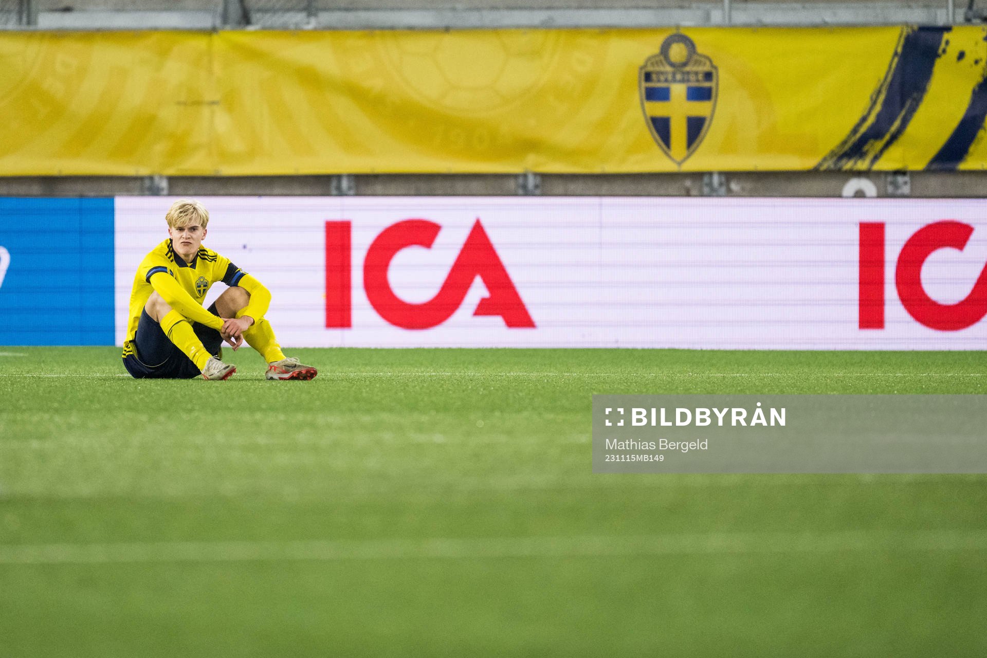 Sveriges Lucas Bergvall deppar