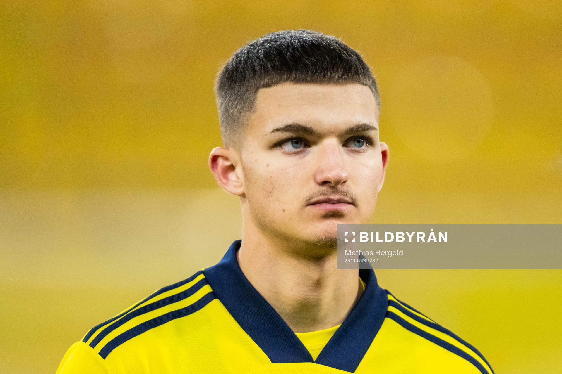 Sveriges Leonardo De Oliveira vid line-up
