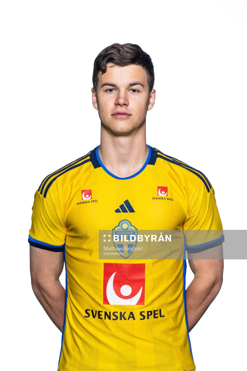 Samuel Dahl of the Swedish under-21 national football team