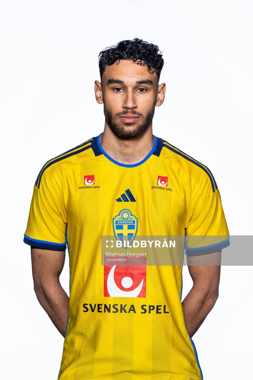 Joakim Persson of the Swedish under-21 national football