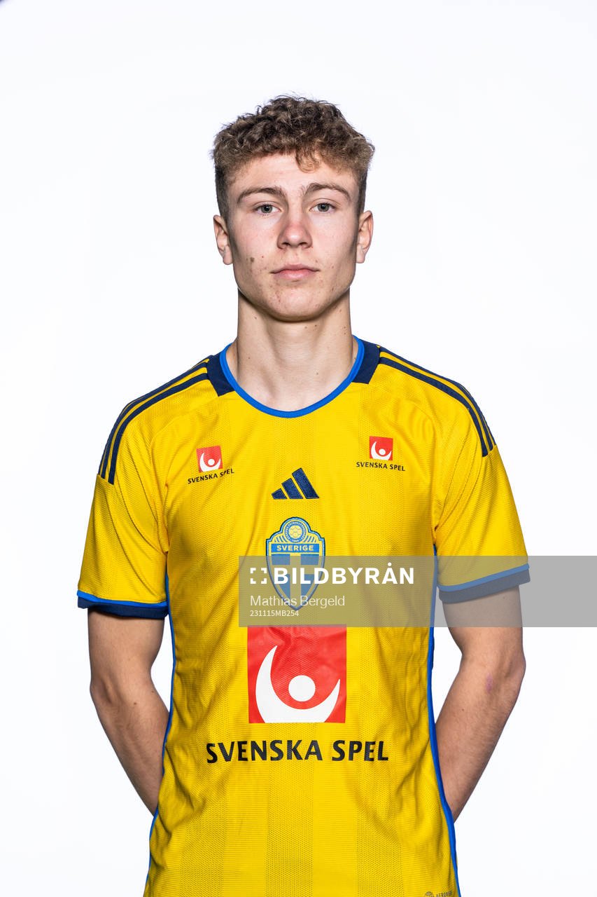 Hugo Bolin of the Swedish under-21 national football team