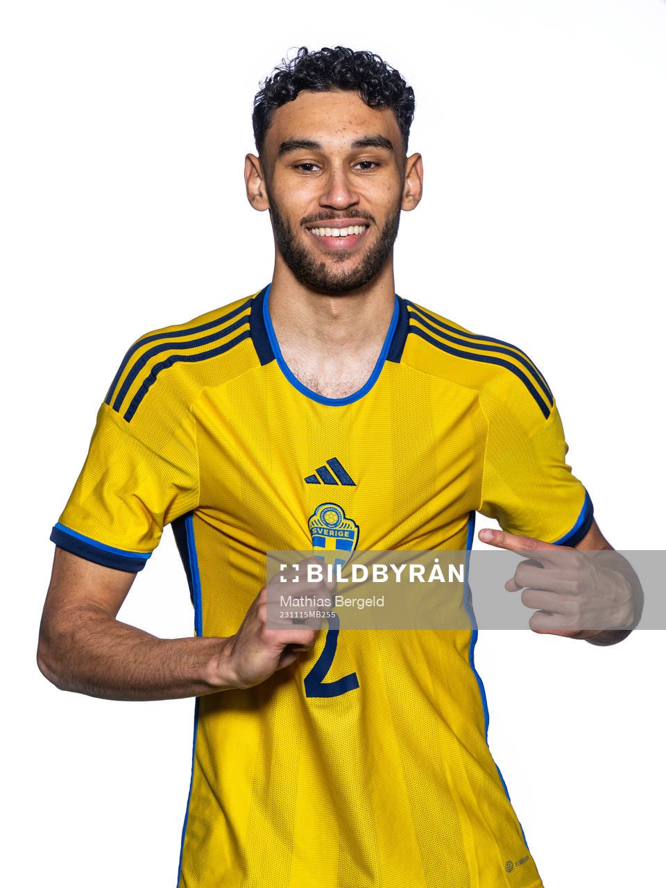 Joakim Persson of the Swedish under-21 national football