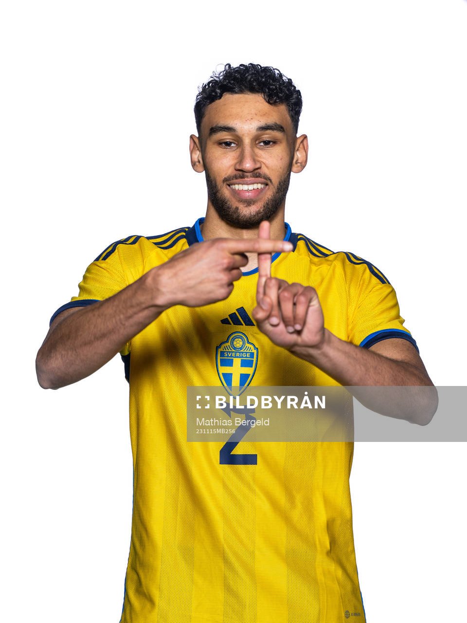 Joakim Persson of the Swedish under-21 national football