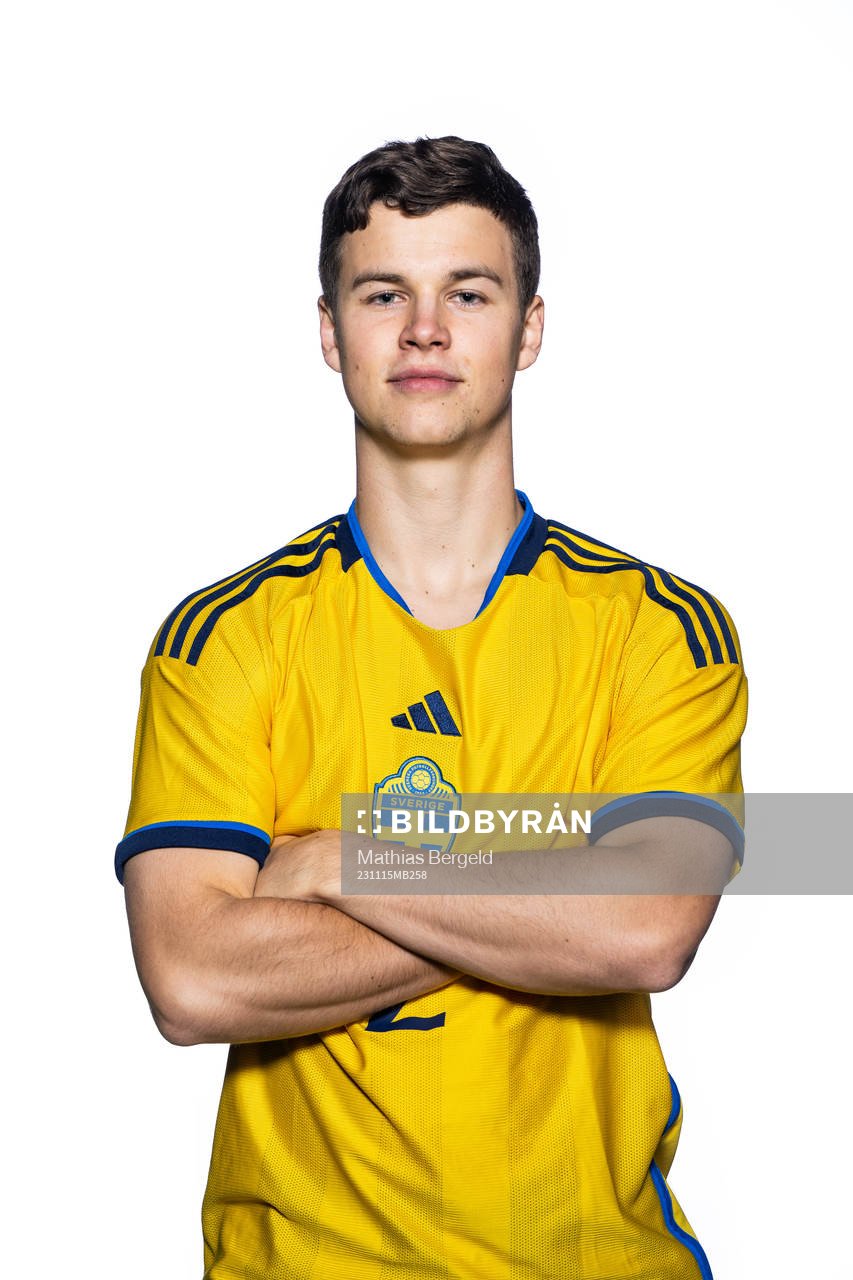Samuel Dahl of the Swedish under-21 national football team