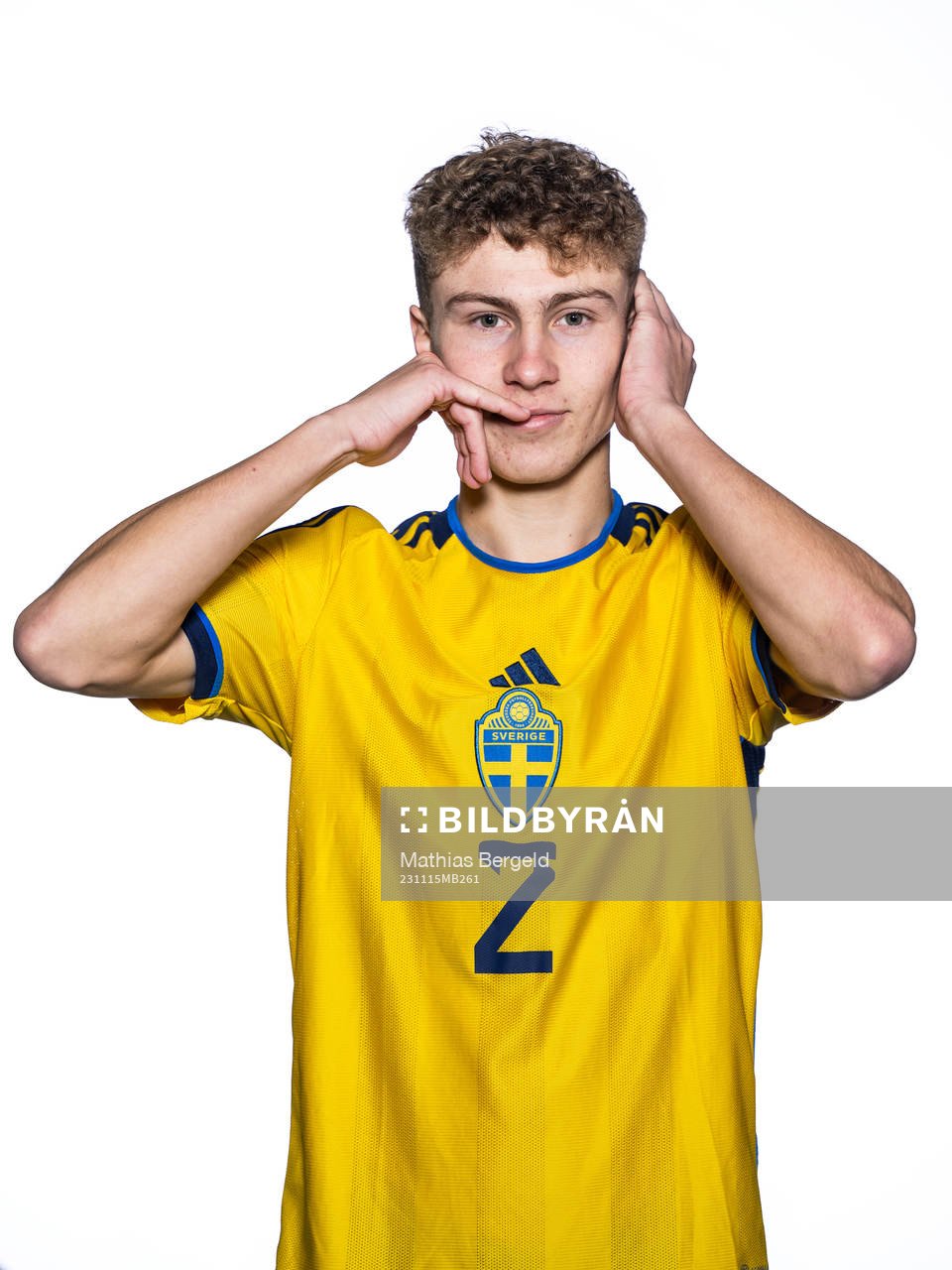 Hugo Bolin of the Swedish under-21 national football team