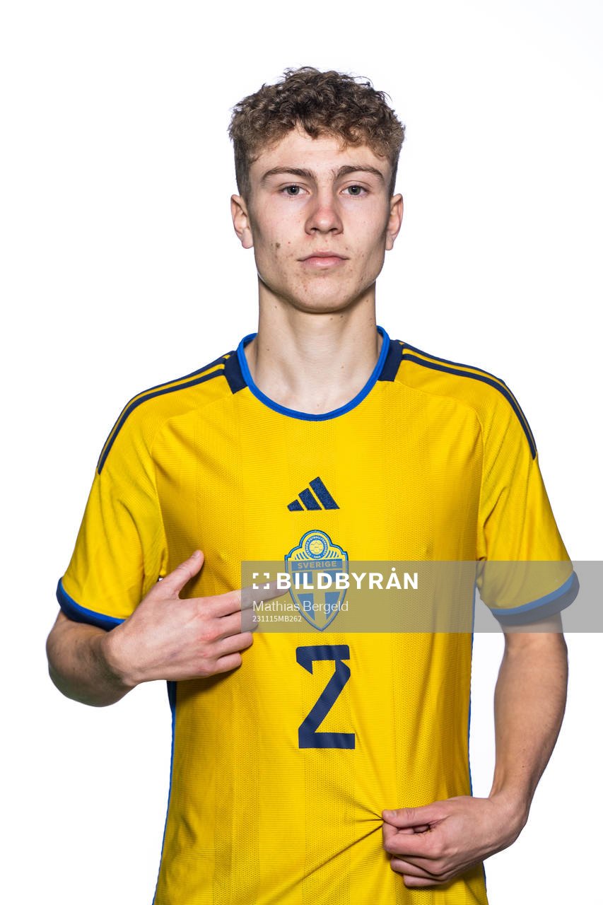 Hugo Bolin of the Swedish under-21 national football team