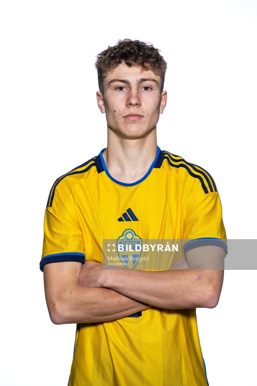 Hugo Bolin of the Swedish under-21 national football team