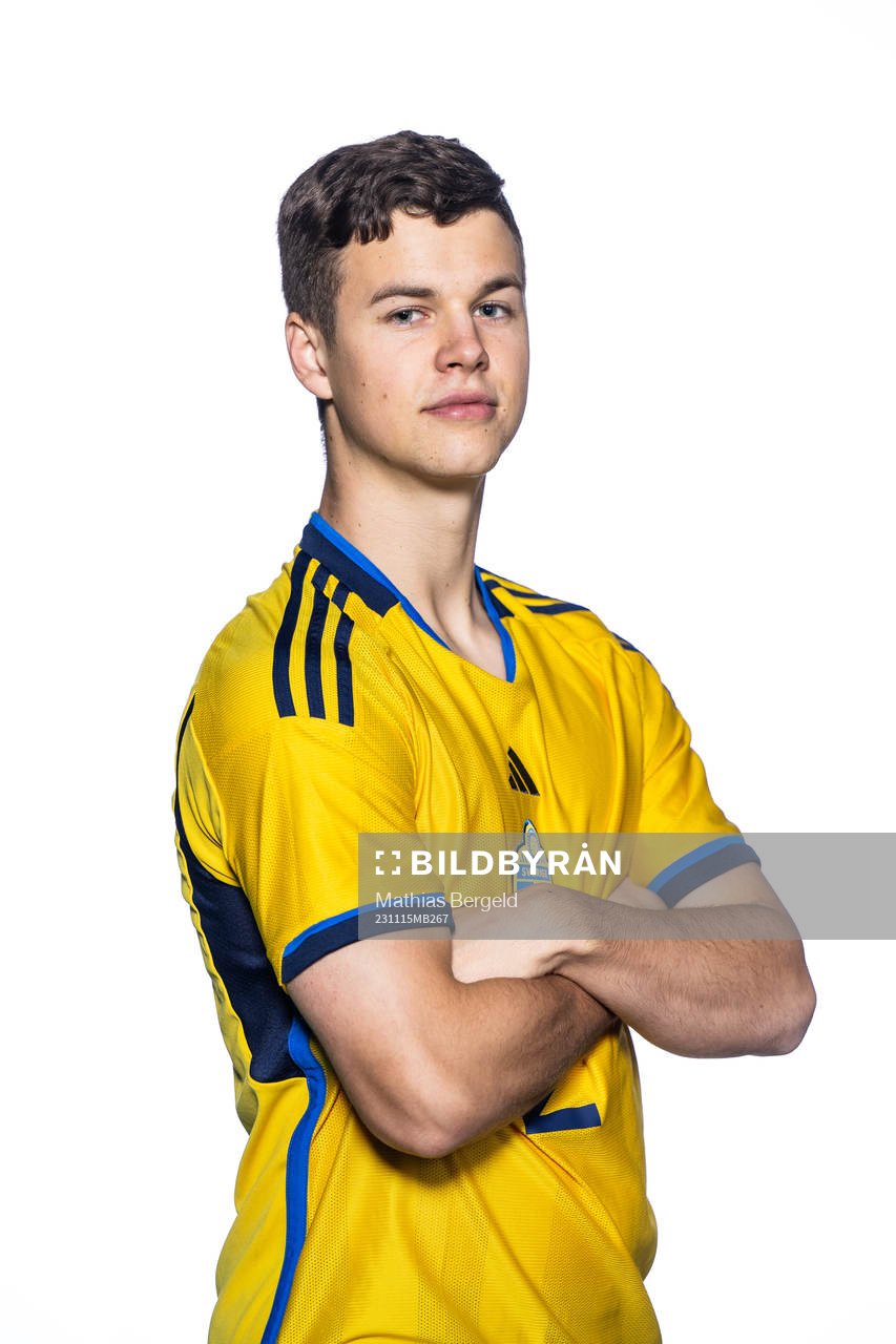 Samuel Dahl of the Swedish under-21 national football team