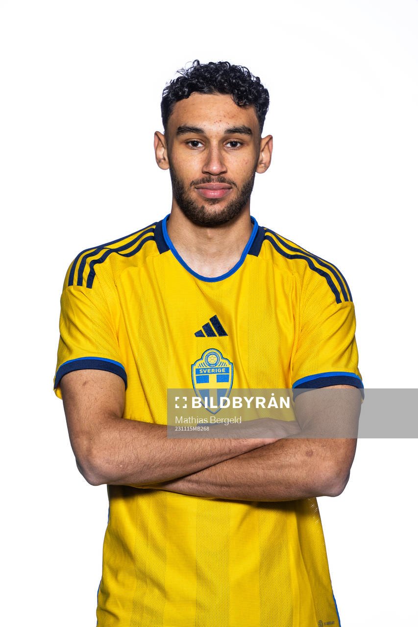 Joakim Persson of the Swedish under-21 national football