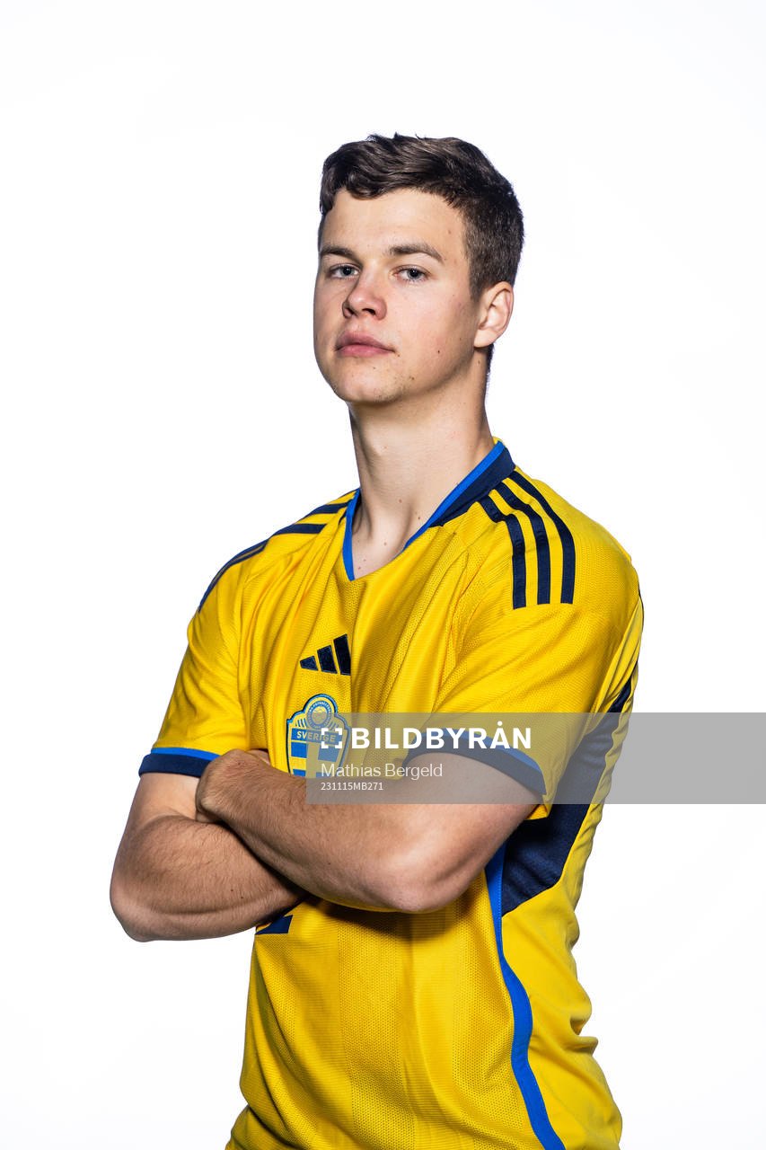 Samuel Dahl of the Swedish under-21 national football team