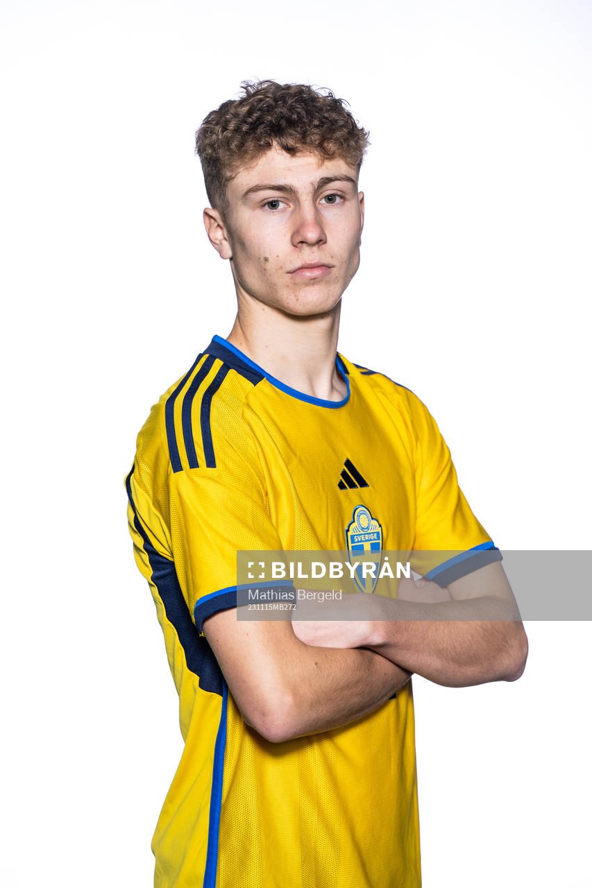 Hugo Bolin of the Swedish under-21 national football team