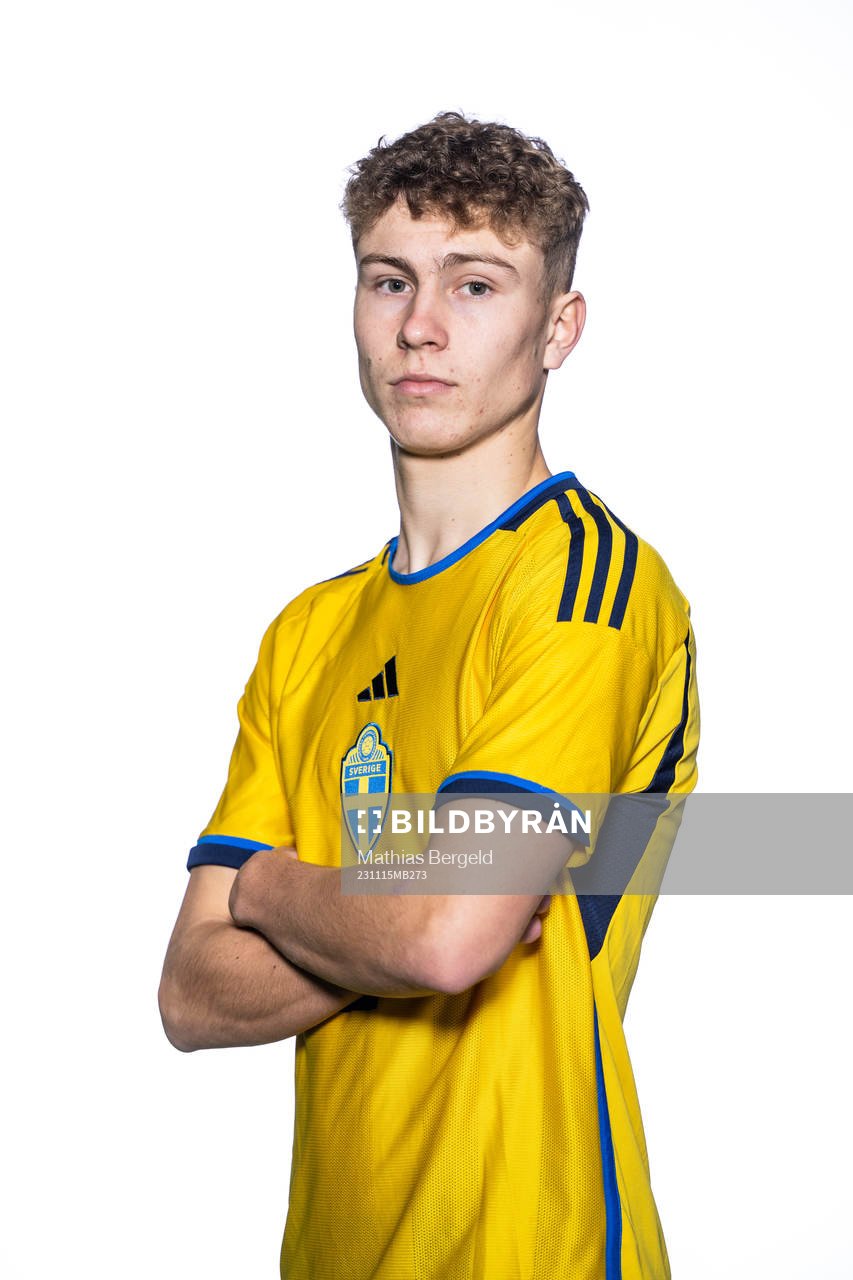 Hugo Bolin of the Swedish under-21 national football team