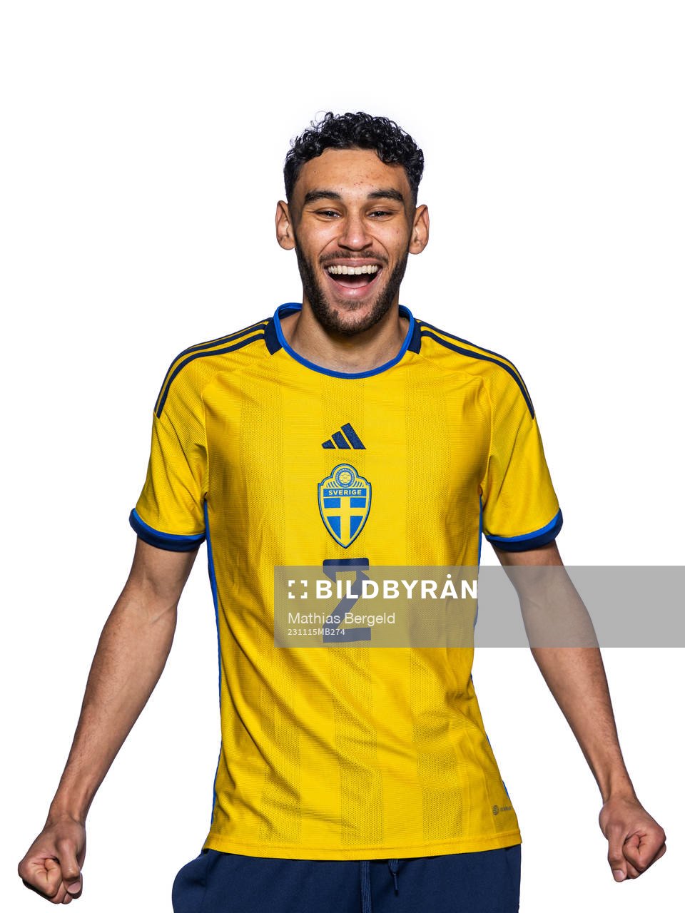 Joakim Persson of the Swedish under-21 national football