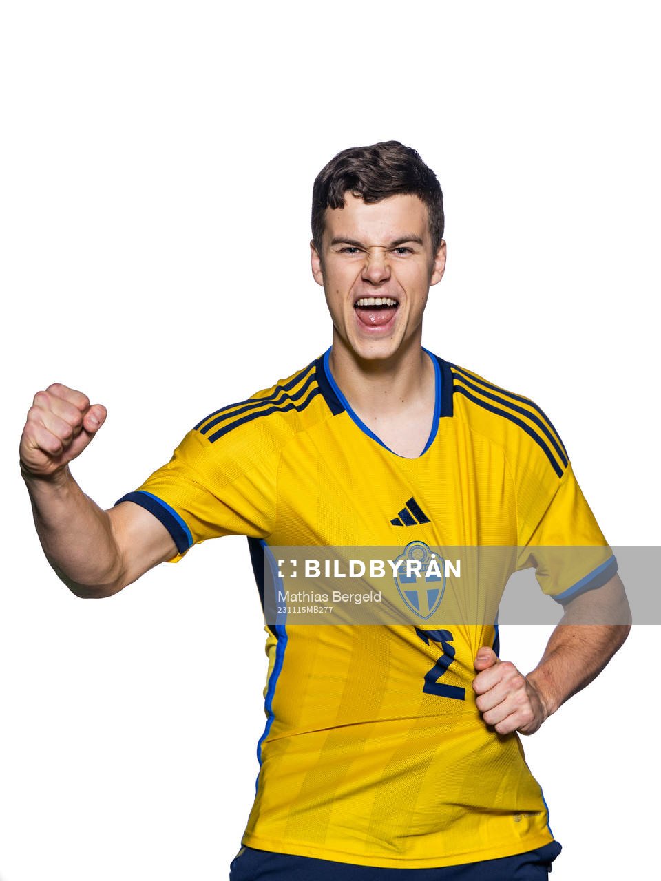 Samuel Dahl of the Swedish under-21 national football team