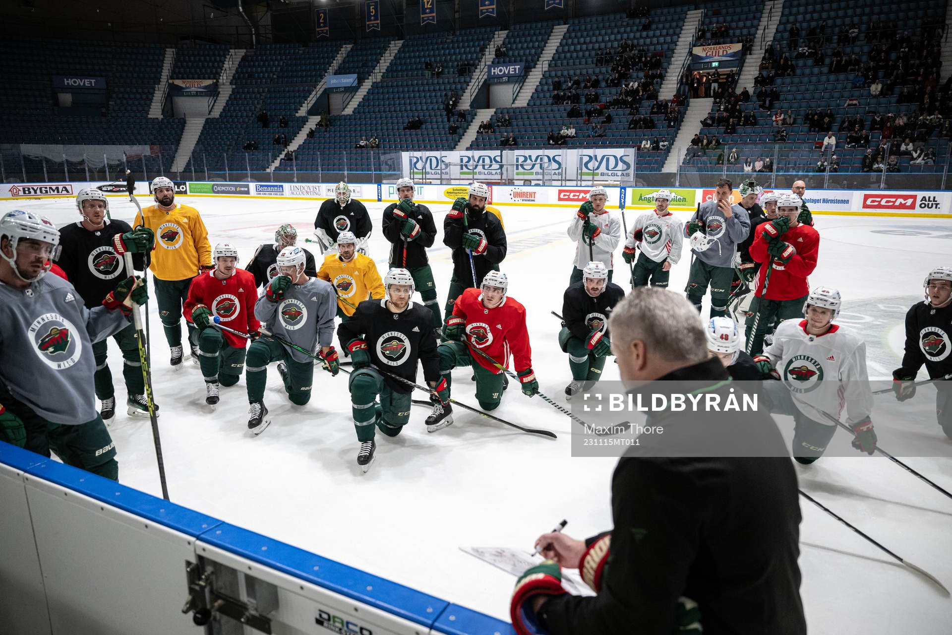 Players of the Minnesota Wild