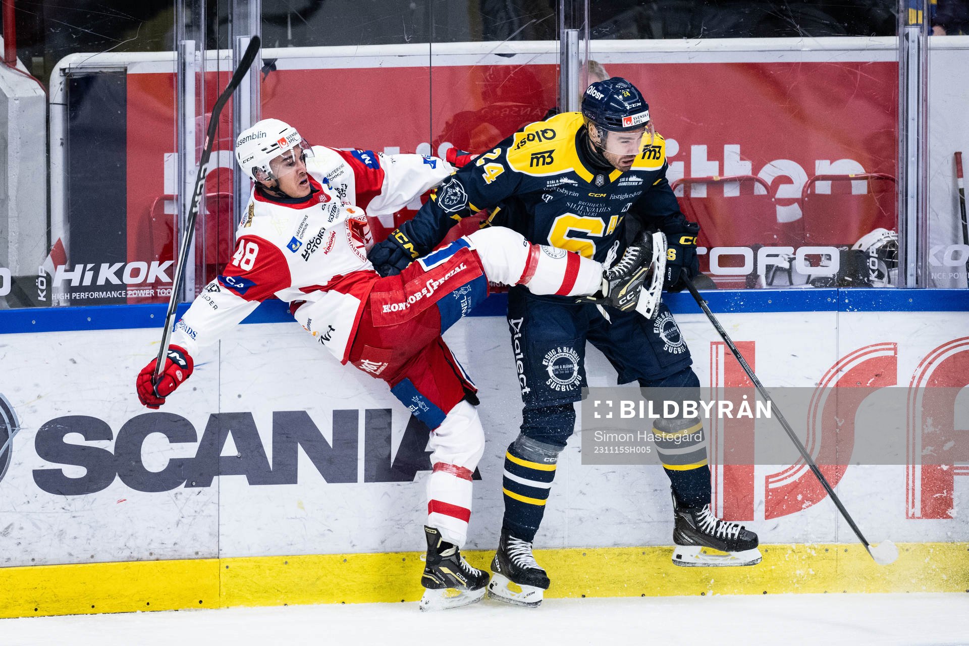 Västerviks Hugo Gabrielson och Södertäljes Jacob