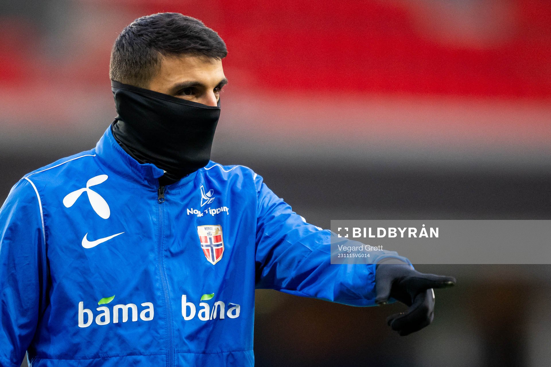 Mohamed Elyounoussi of the Norwegian national football team
