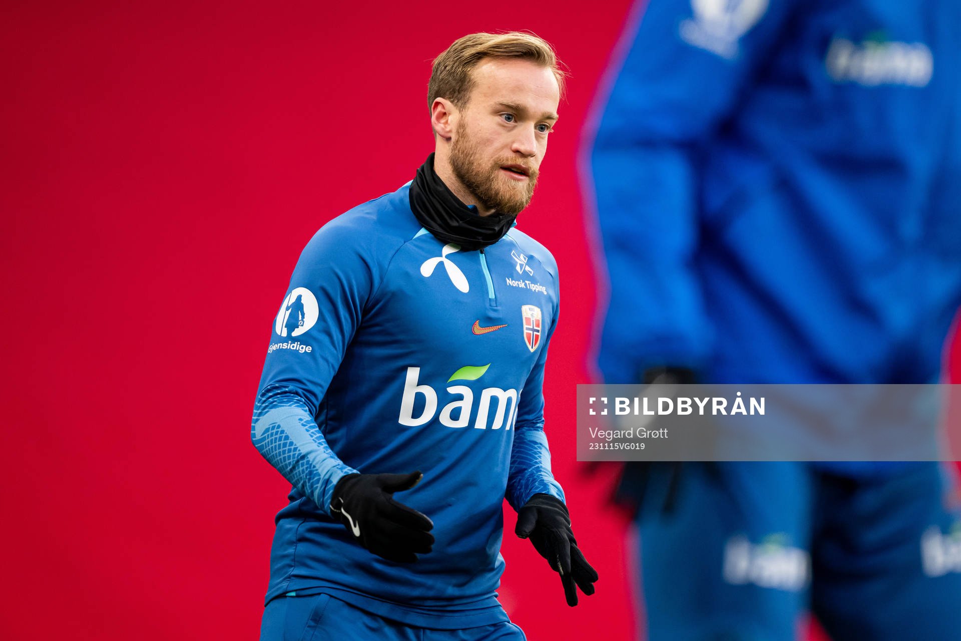 Bård Finne of the Norwegian national football team