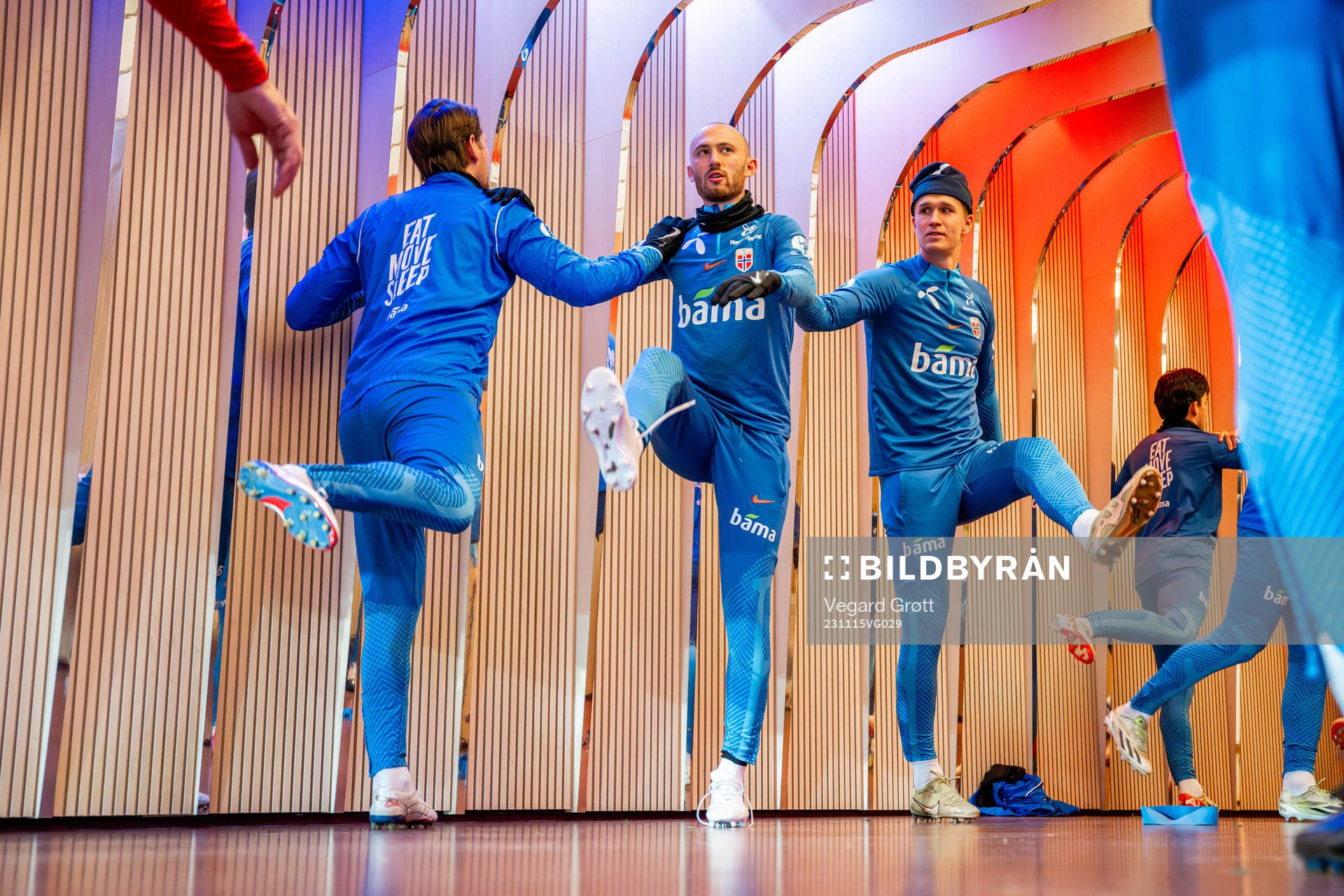 Fredrik Aursnes and Ola Solbakken of the Norwegian national