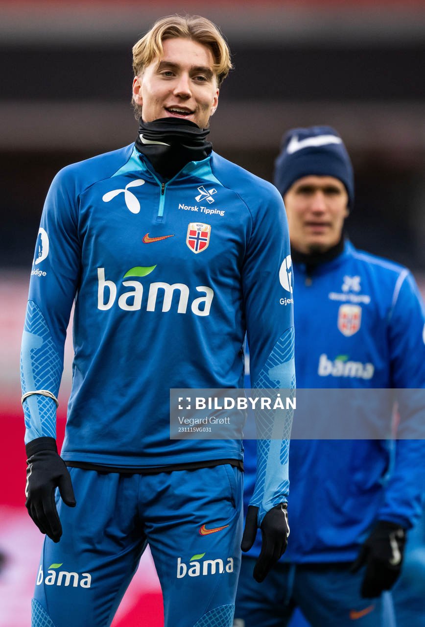Kristian Thorstvedt of the Norwegian national football team