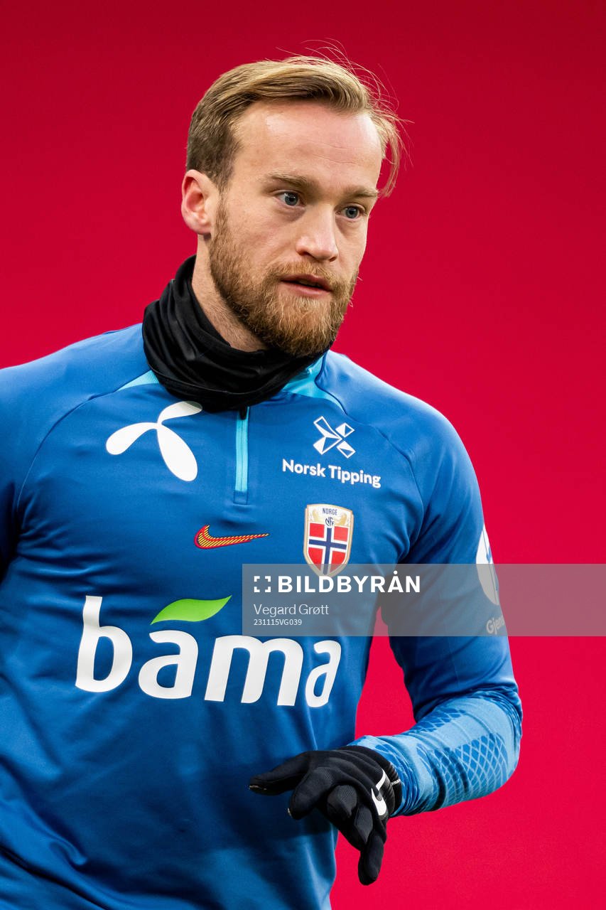 Bård Finne of the Norwegian national football team
