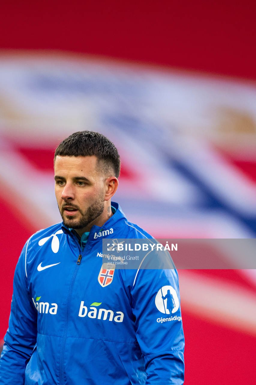 Aron Dønnum of the Norwegian national football team