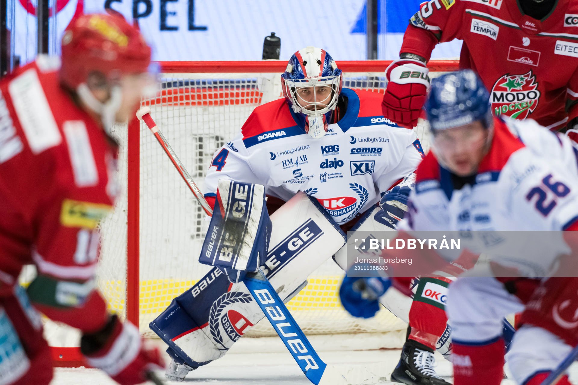 Oskarshamns målvakt Marek Langhamer