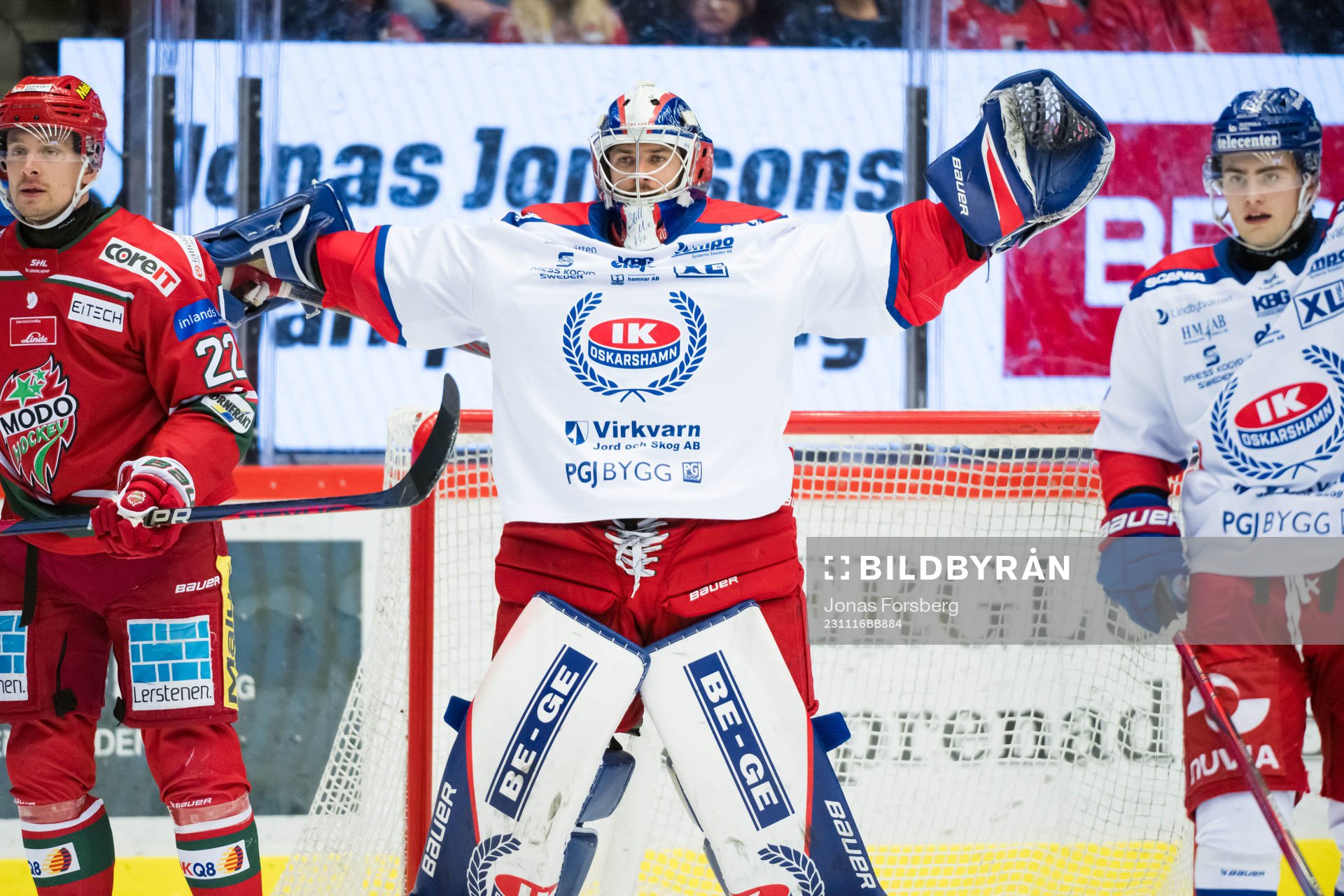 Oskarshamns målvakt Marek Langhamer