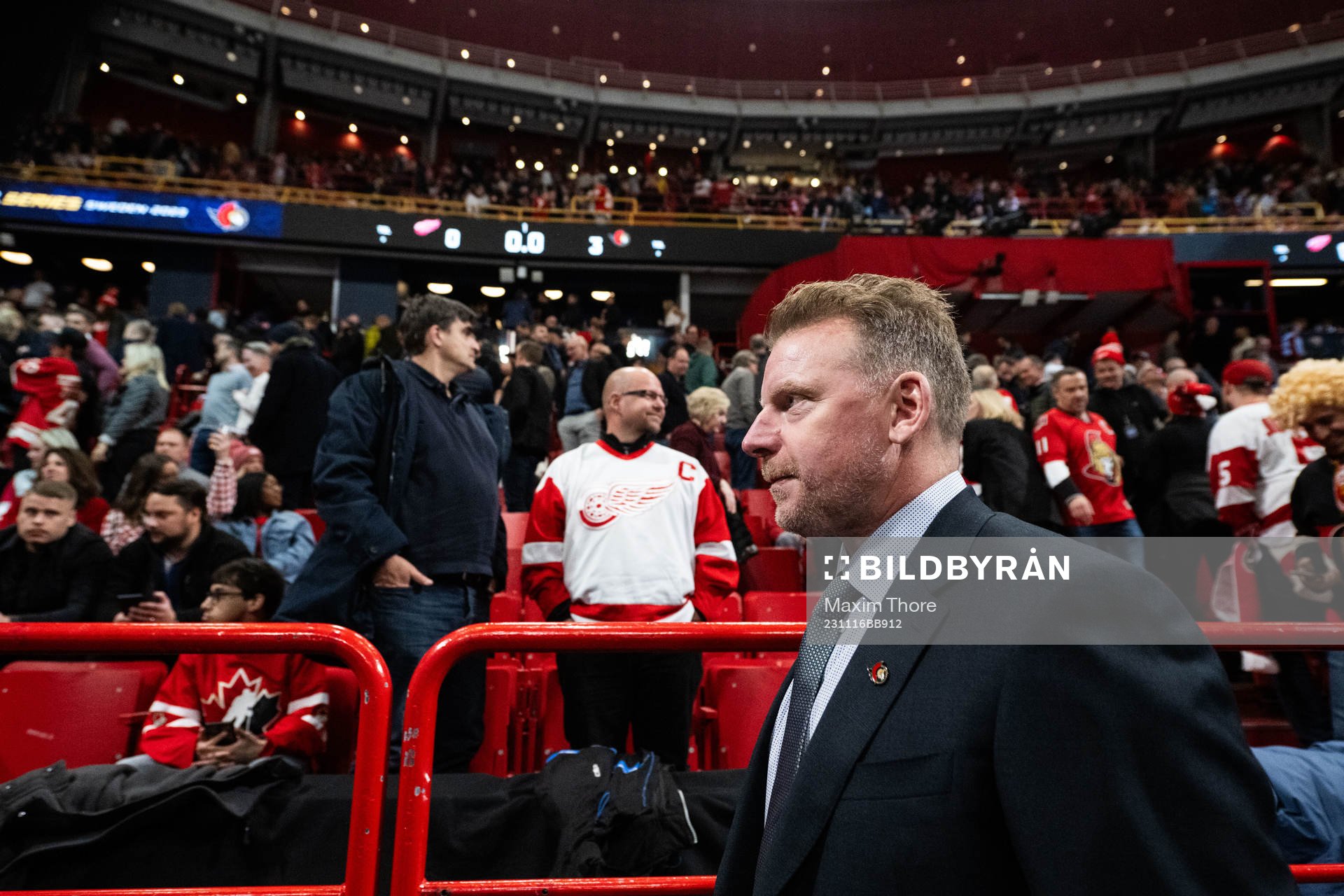 Assistant coach Daniel Alfredsson of Ottawa Senators