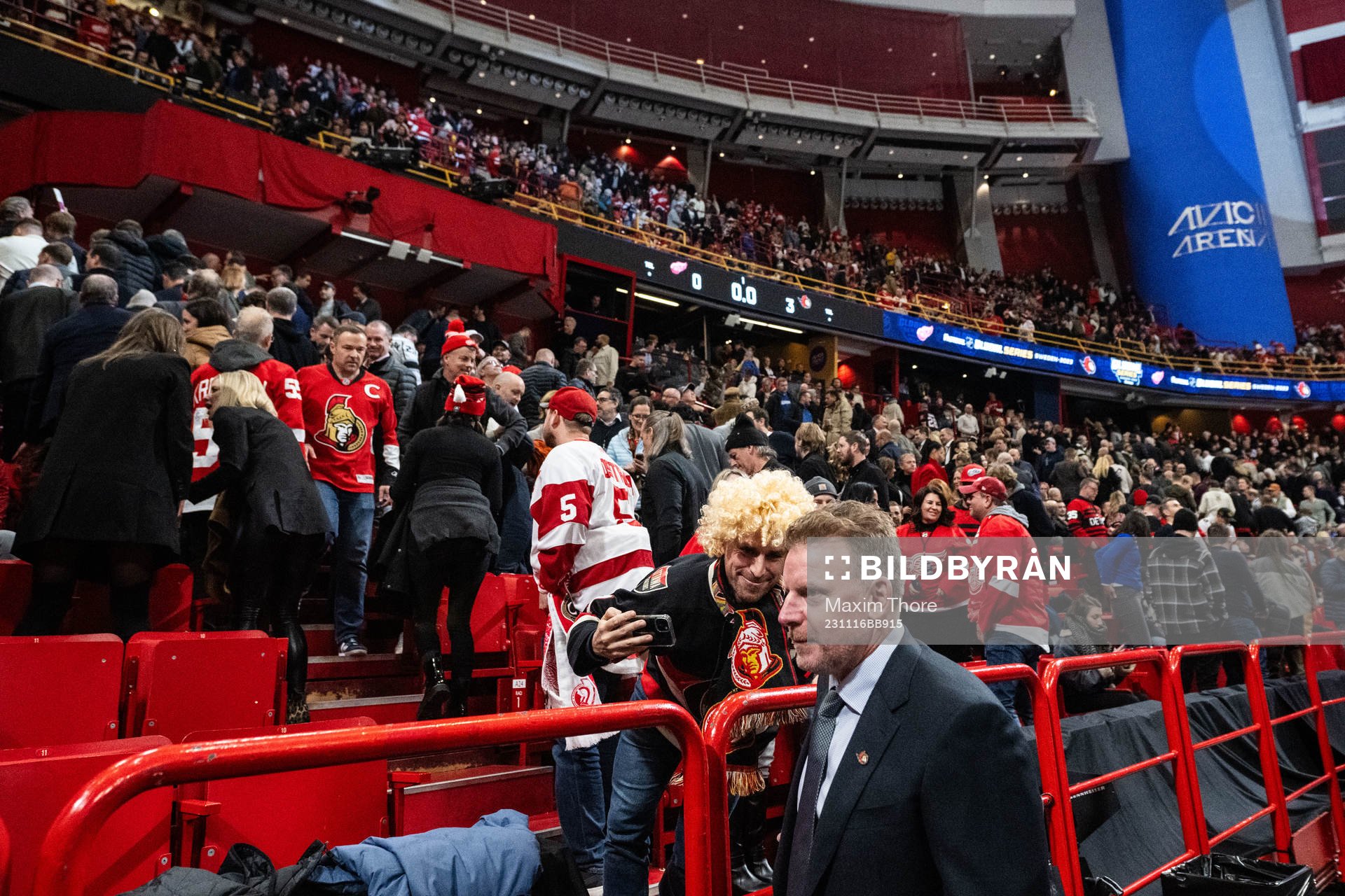 Assistant coach Daniel Alfredsson of Ottawa Senators