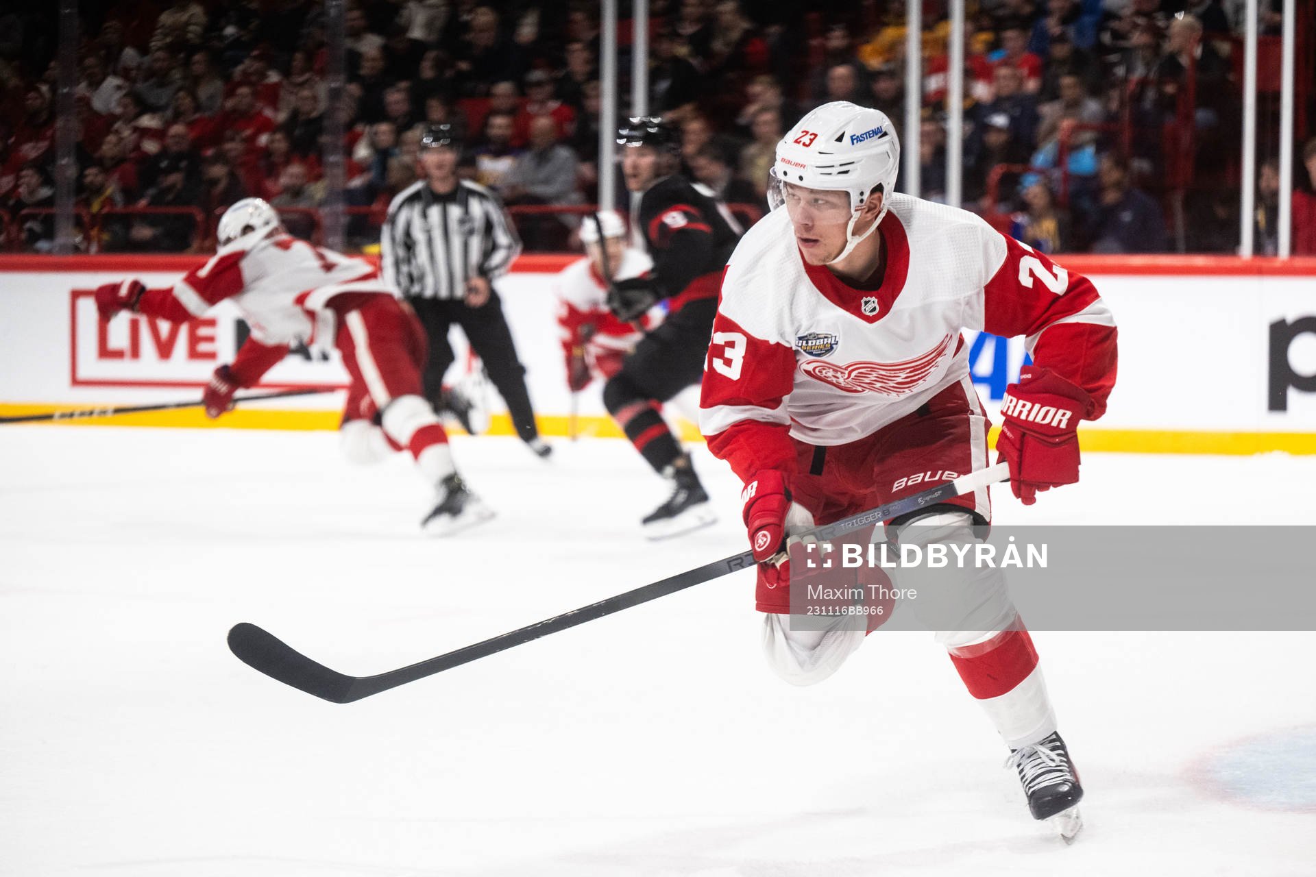 Lucas Raymond of Detroit Red Wings