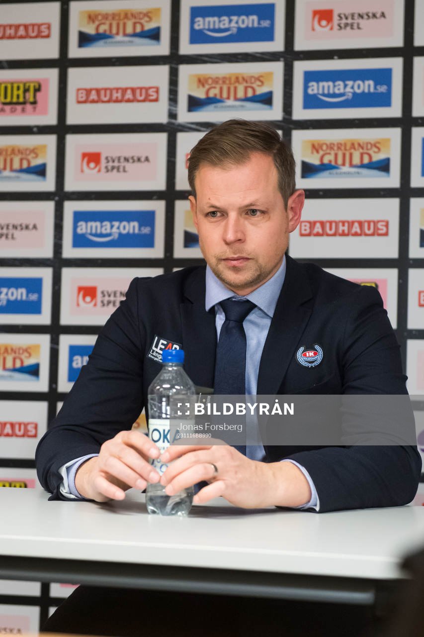 Oskarshamns tränare Martin Filander