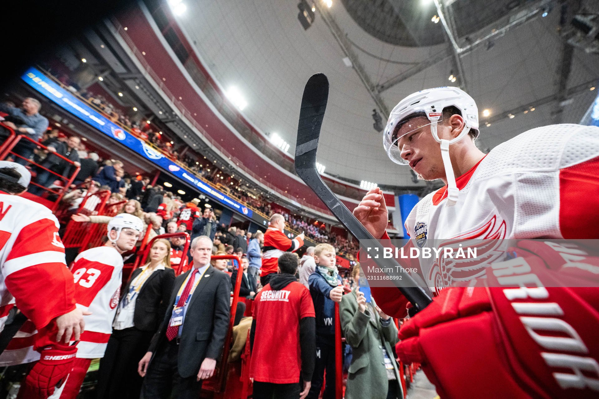 Lucas Raymond of Detroit Red Wings