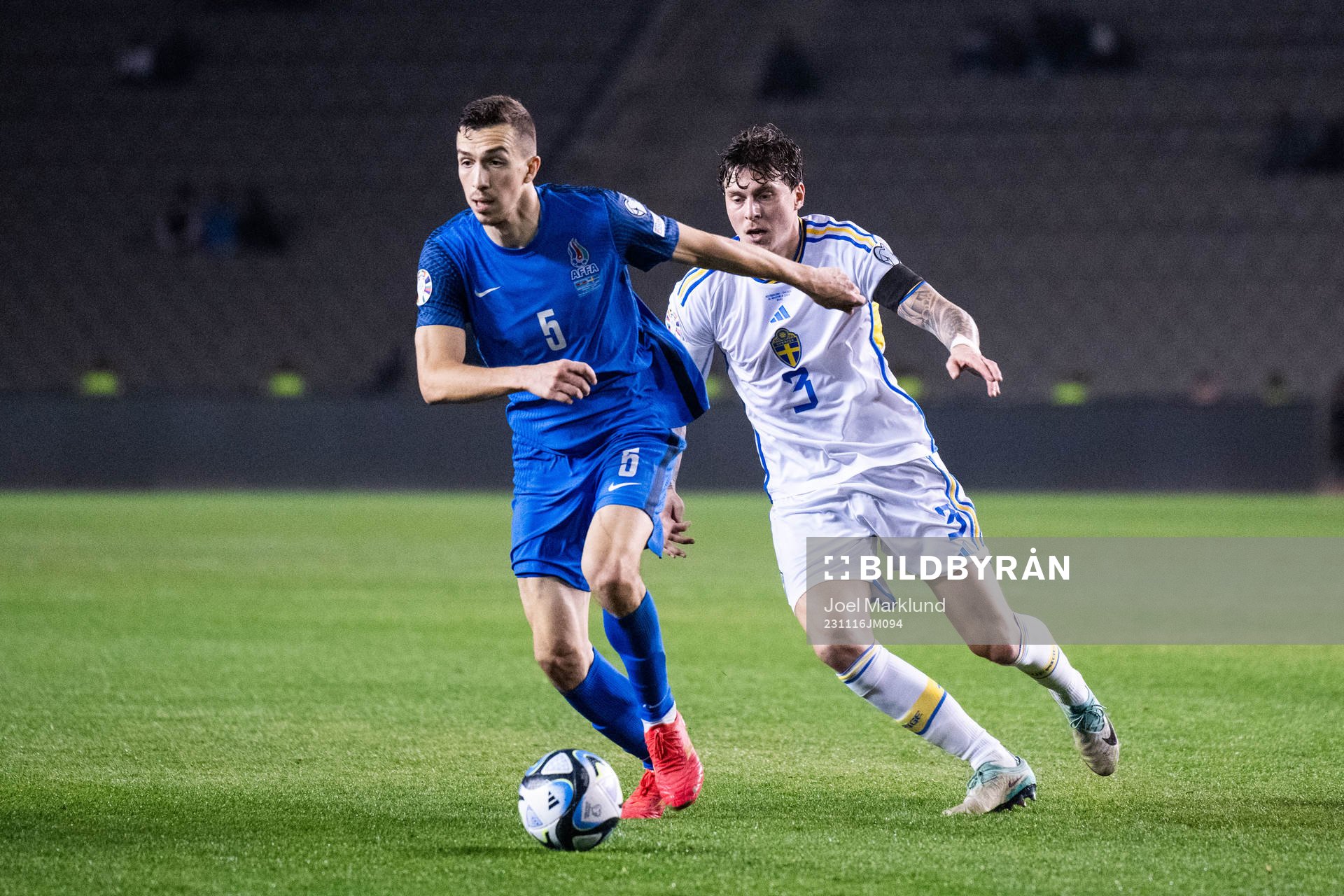 Anton Krivotsyuk of Azerbaijan and Victor Nilsson Lindelöf