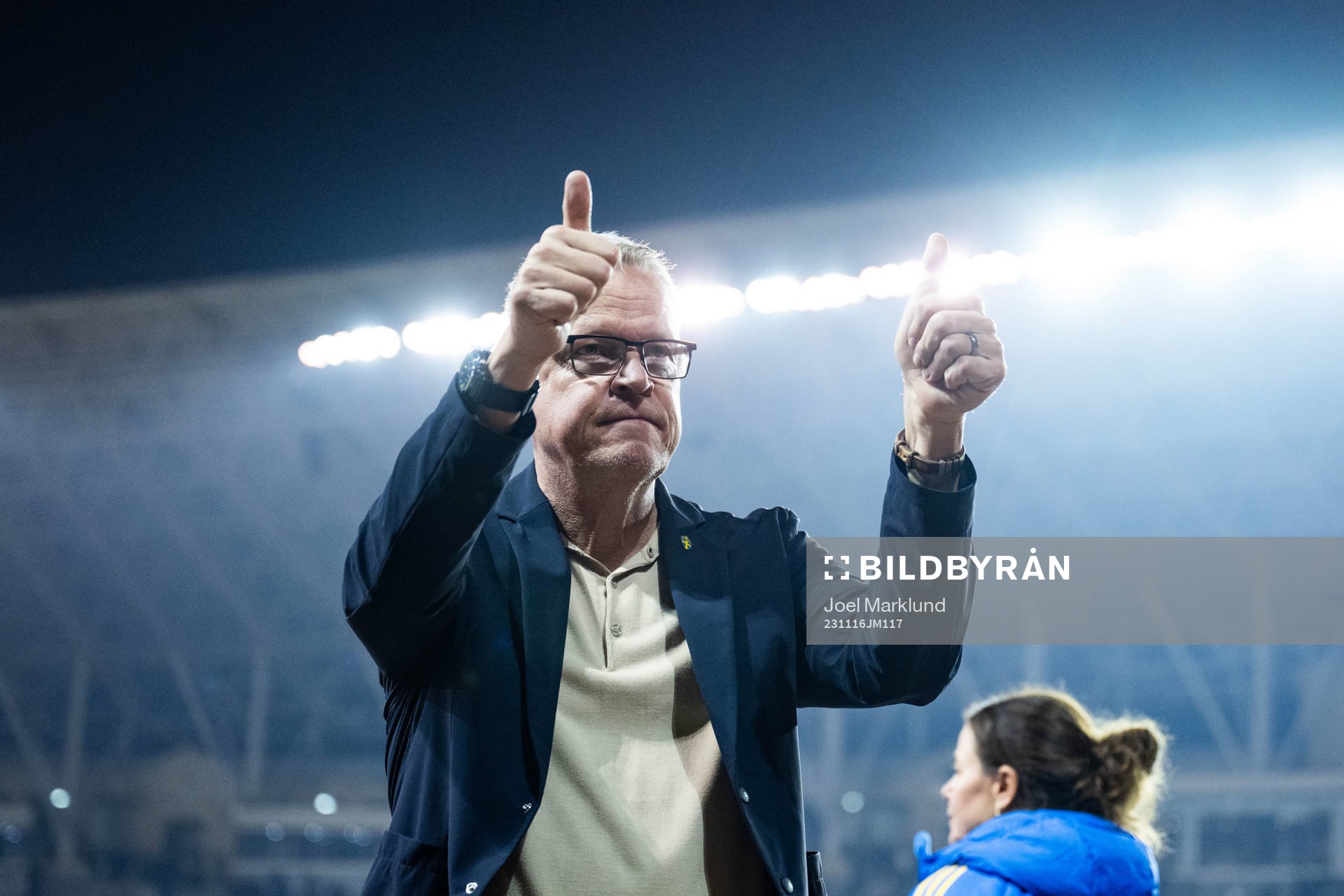 Head coach Janne Andersson of Sweden