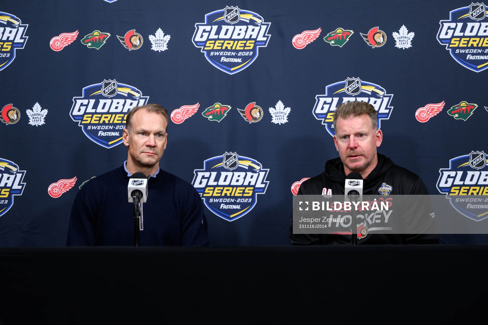 Nicklas Lidström of Detroit Red Wings and Daniel