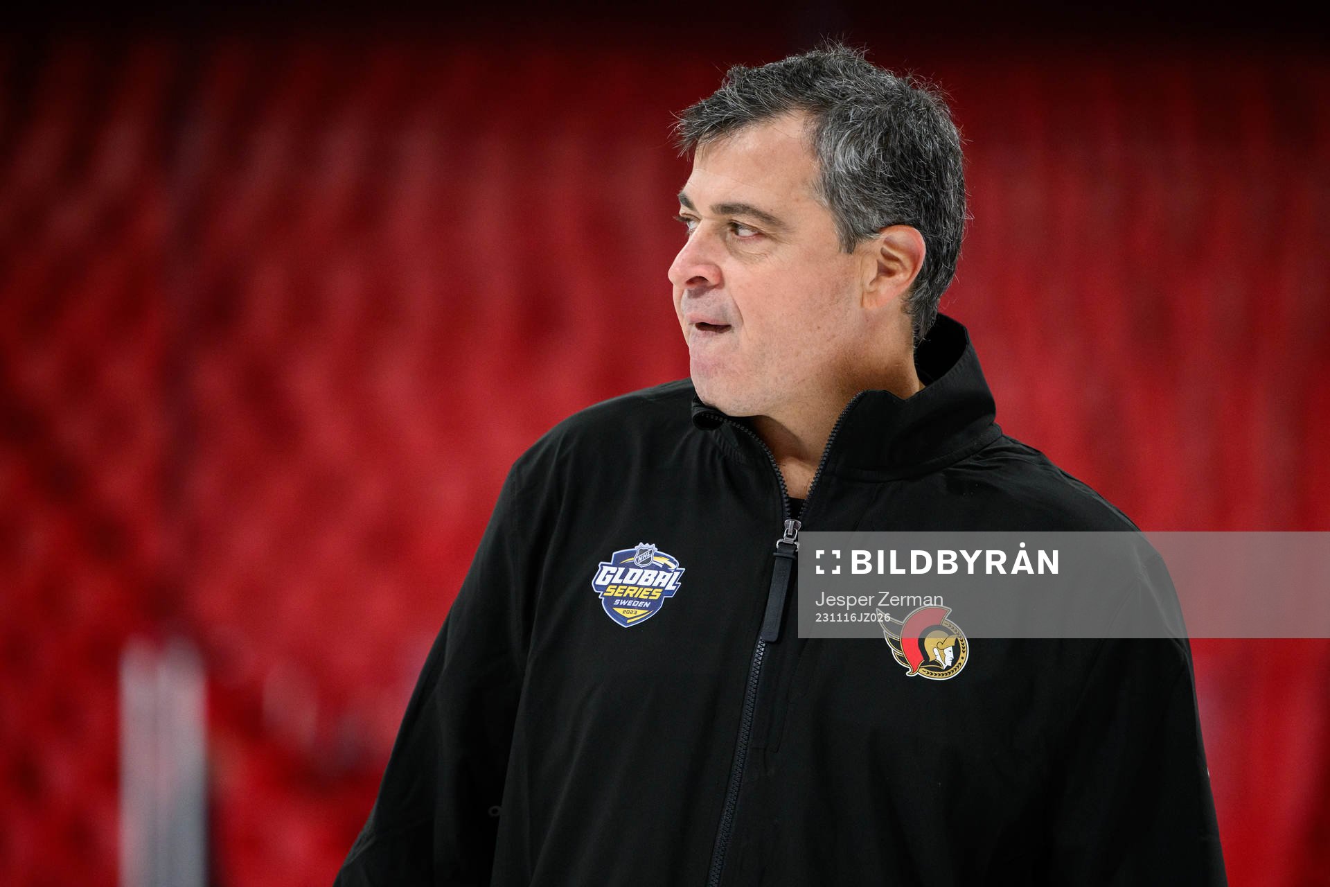 Assistant coach Jack Capuano of Ottawa Senators
