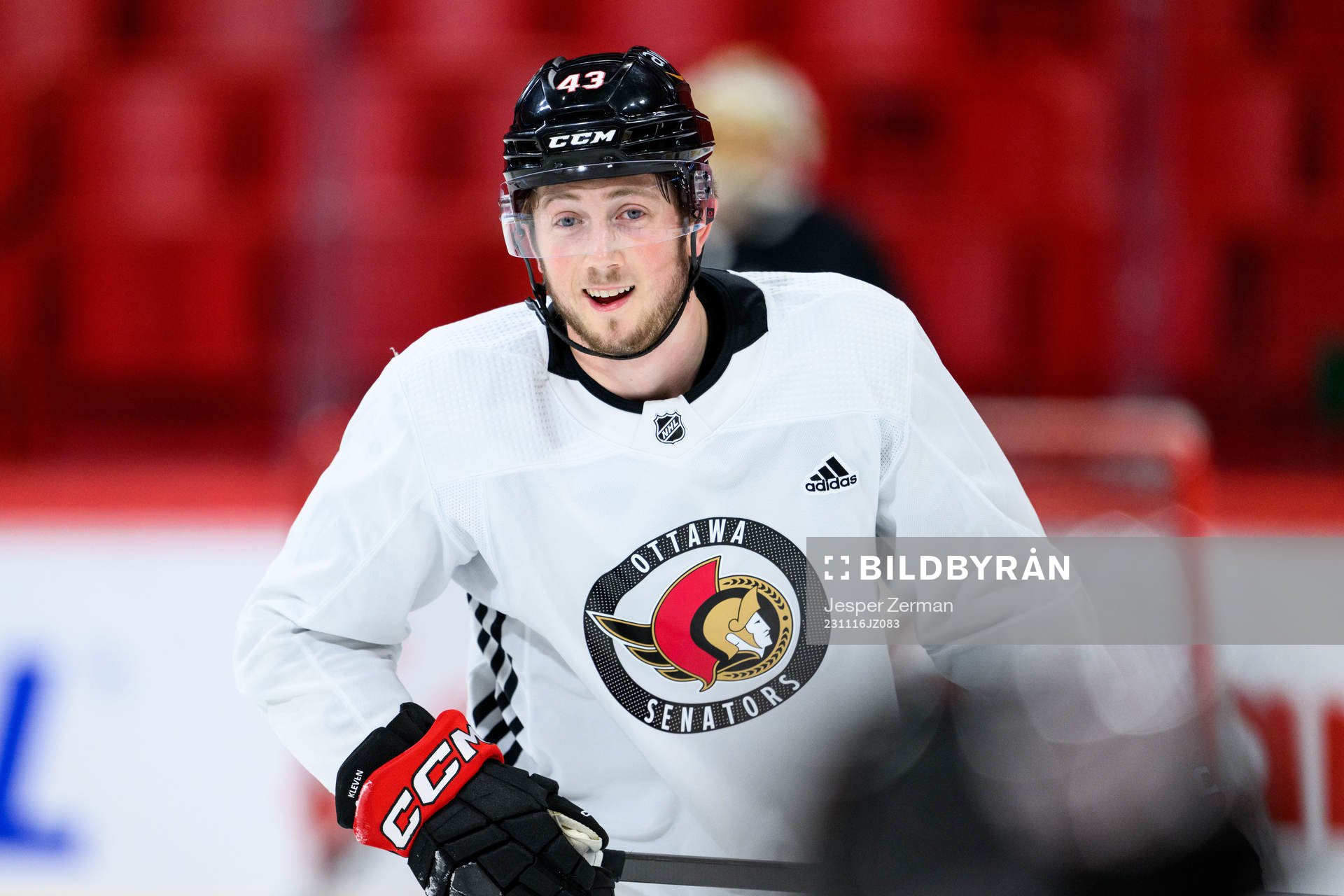 Tyler Kleven of Ottawa Senators
