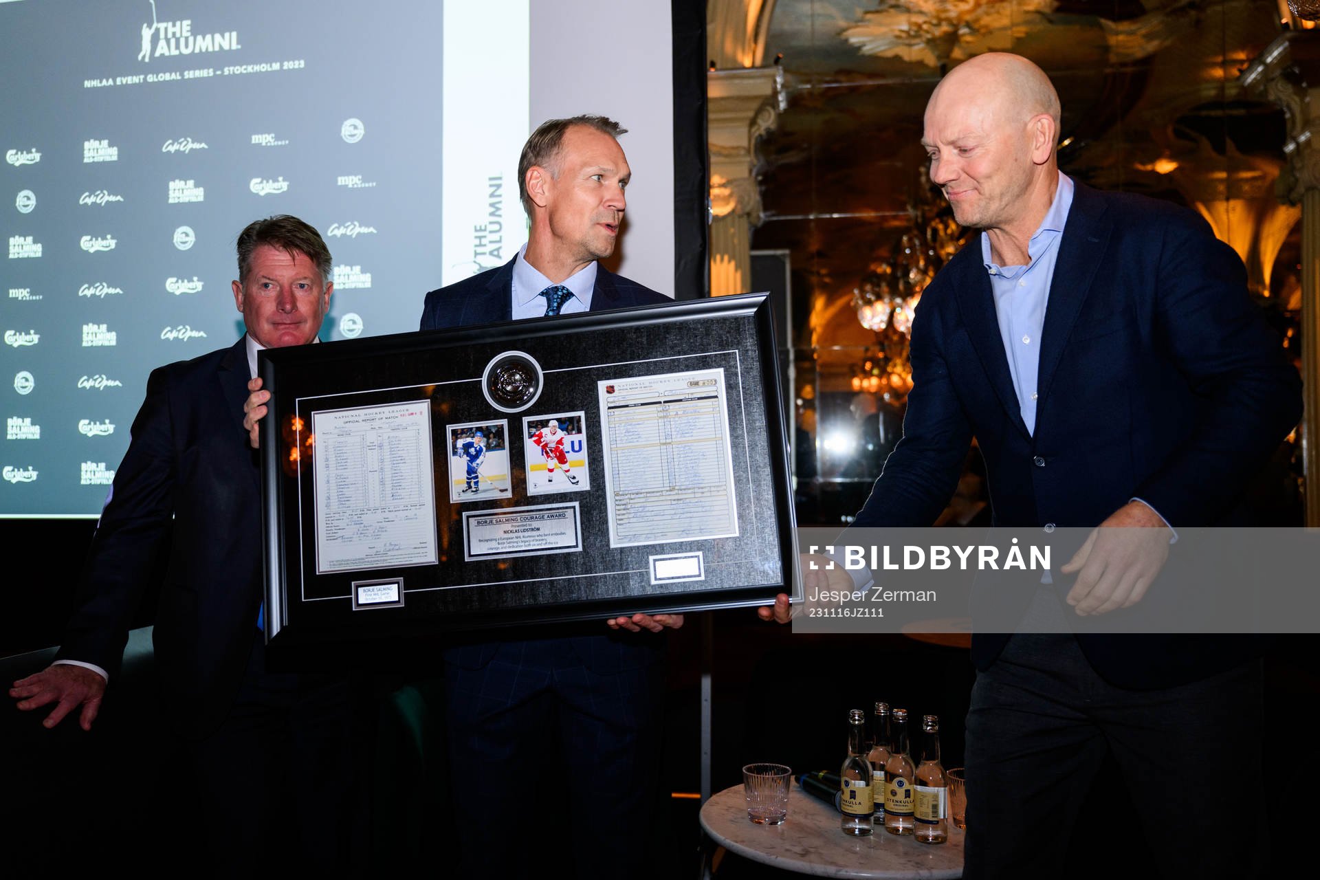 Nicklas Lidström and Mats Sundin