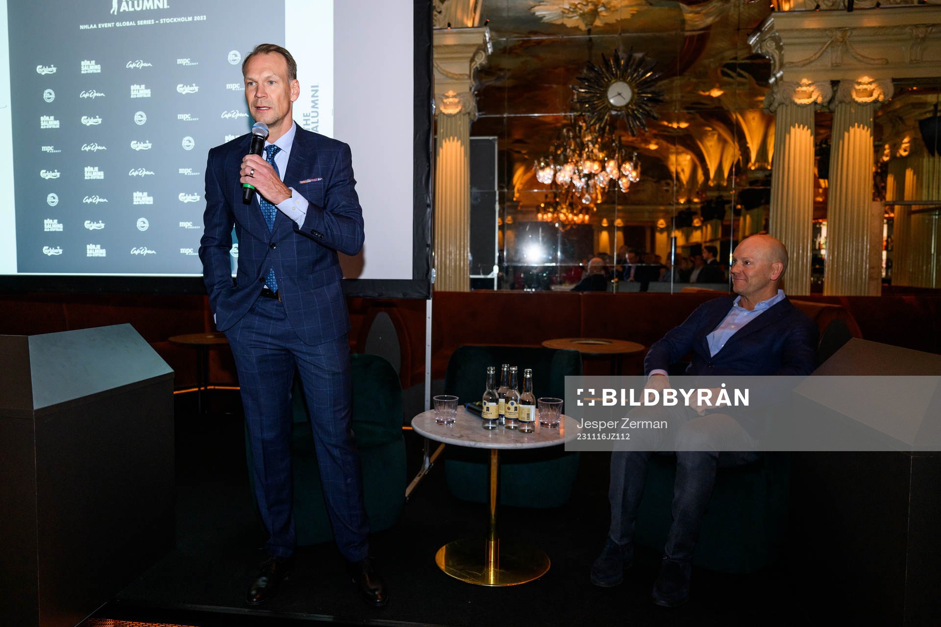 Nicklas Lidström and Mats Sundin