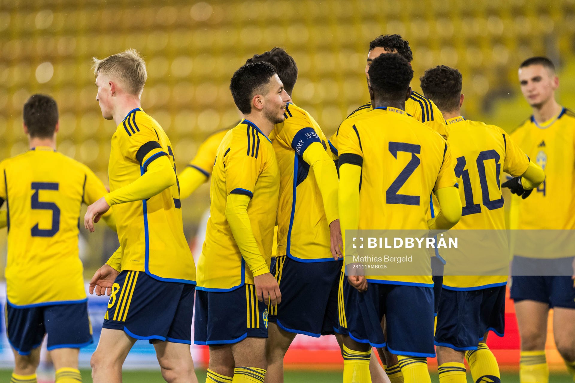 Roony Bardghji of Sweden celebrates