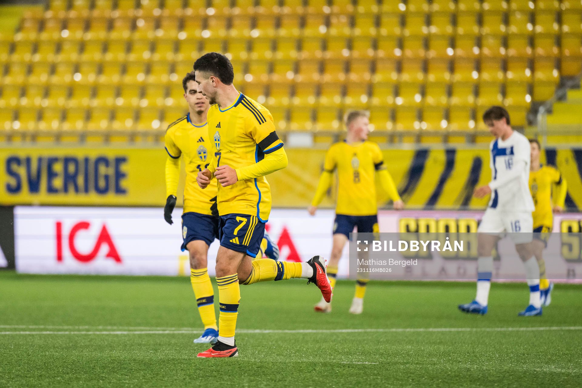 Roony Bardghji of Sweden celebrates