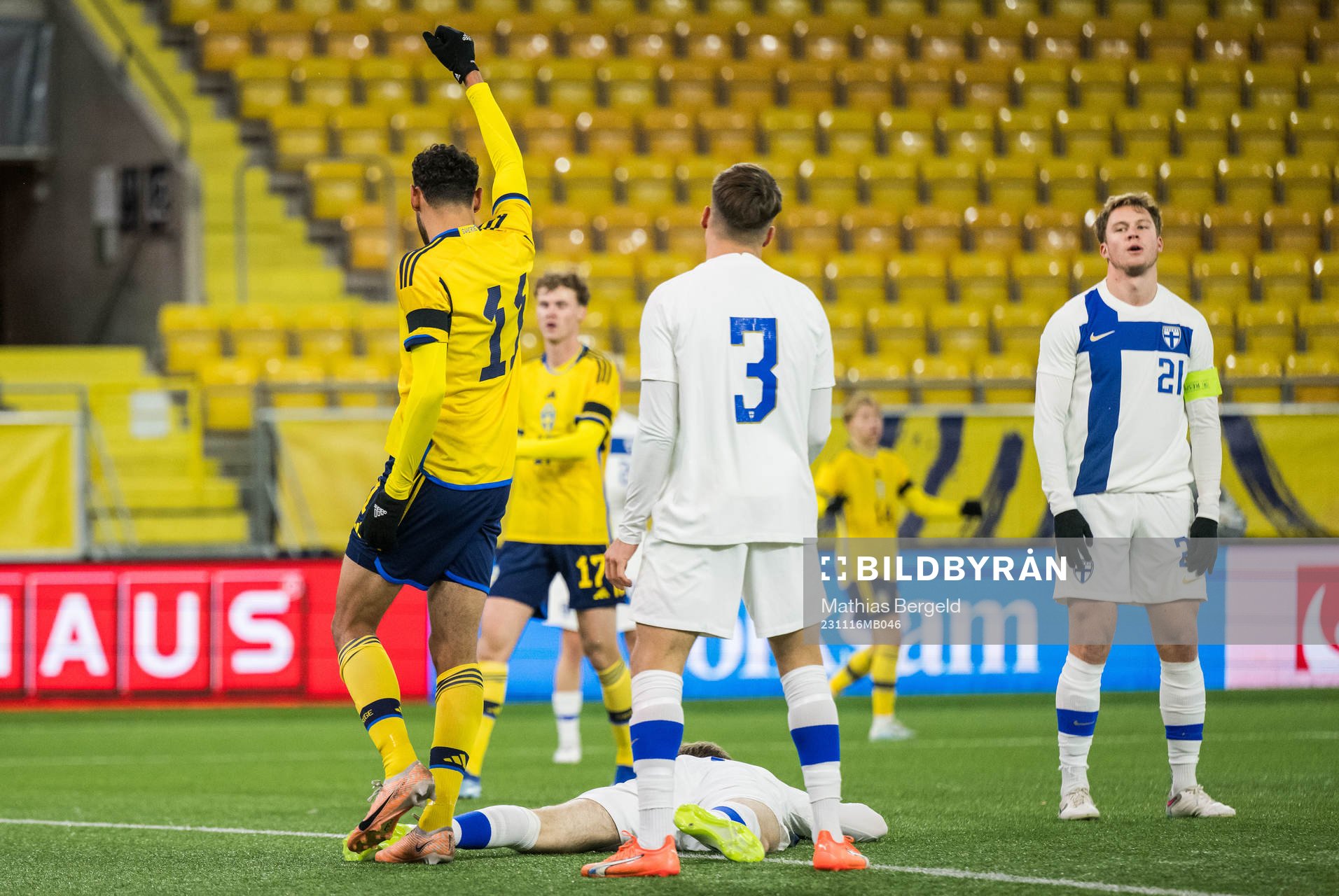 Joakim Persson of Sweden celebrates
