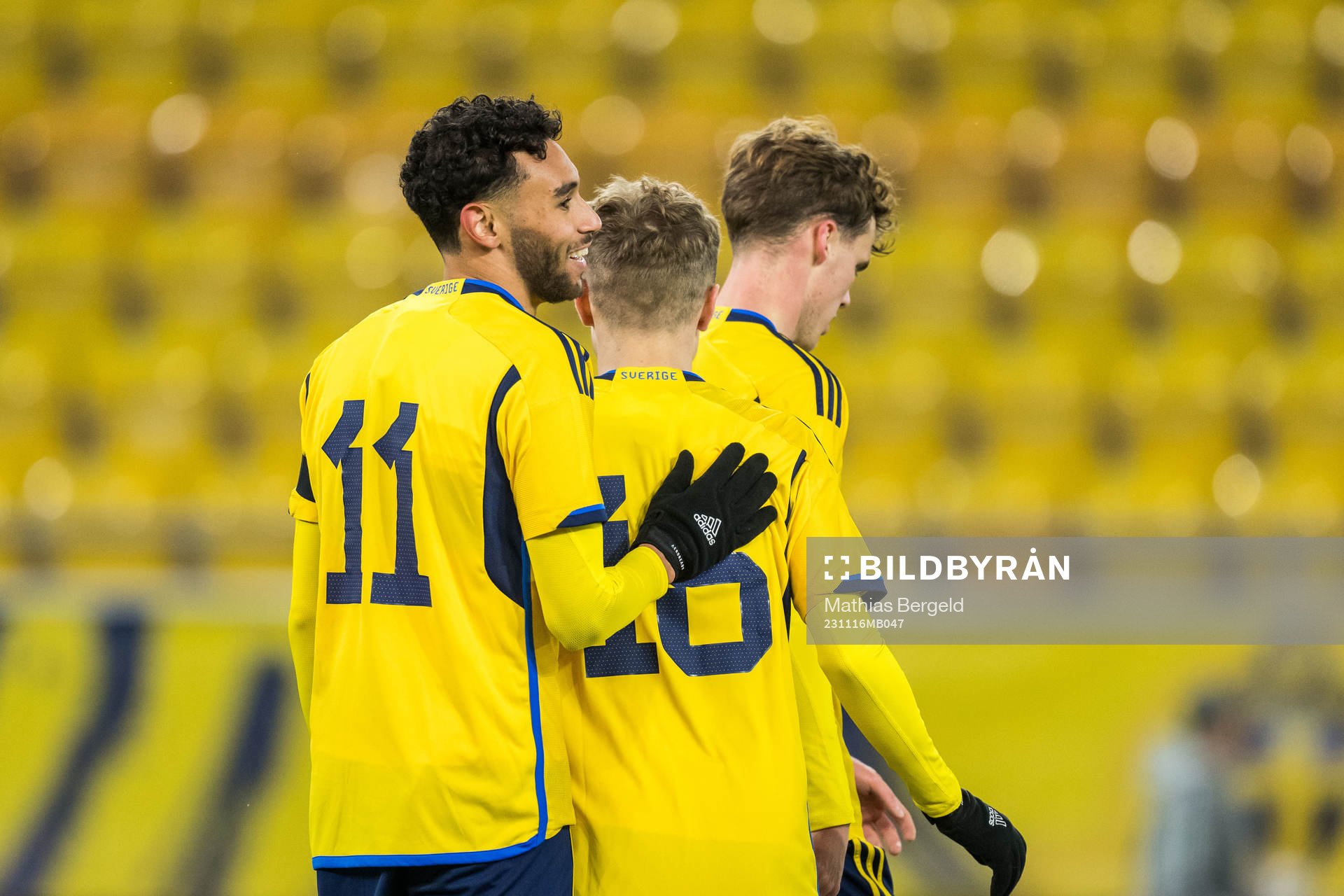 Hugo Bolin, Joakim Persson and Williot Swedberg of Sweden