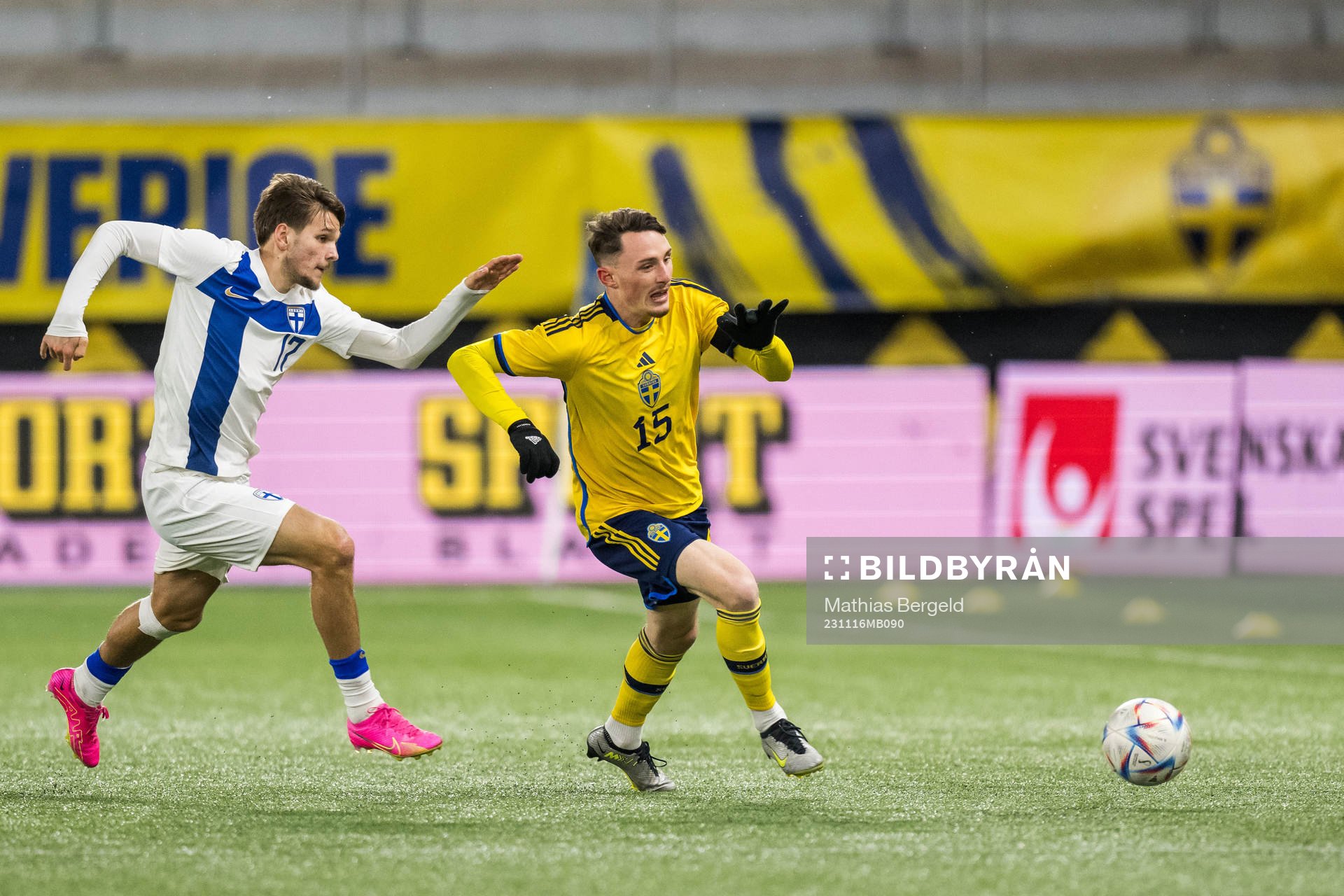 Juho Talvitie of Finland and Noah Persson of Sweden