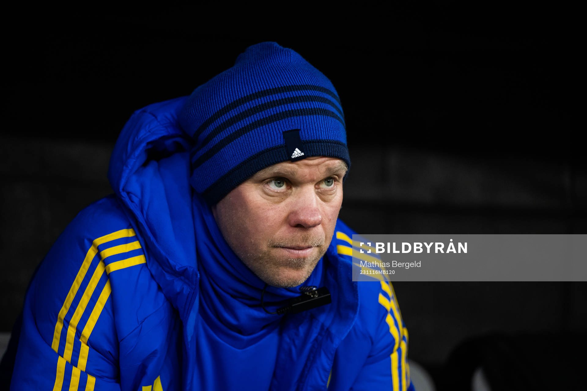 Assistant coach Viktor Eriksson of Sweden