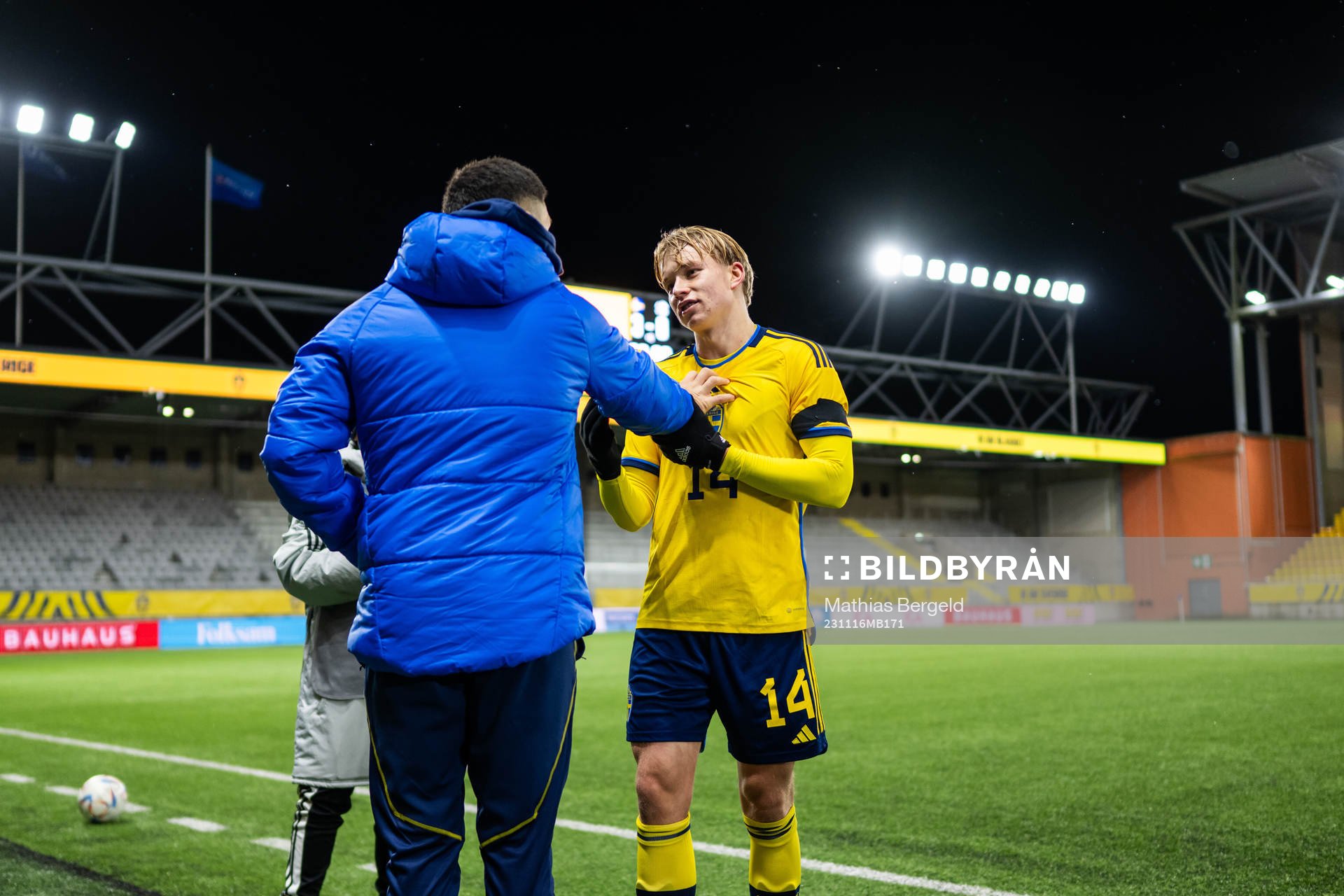 Roony Bardghji and Daniel Svensson of Sweden