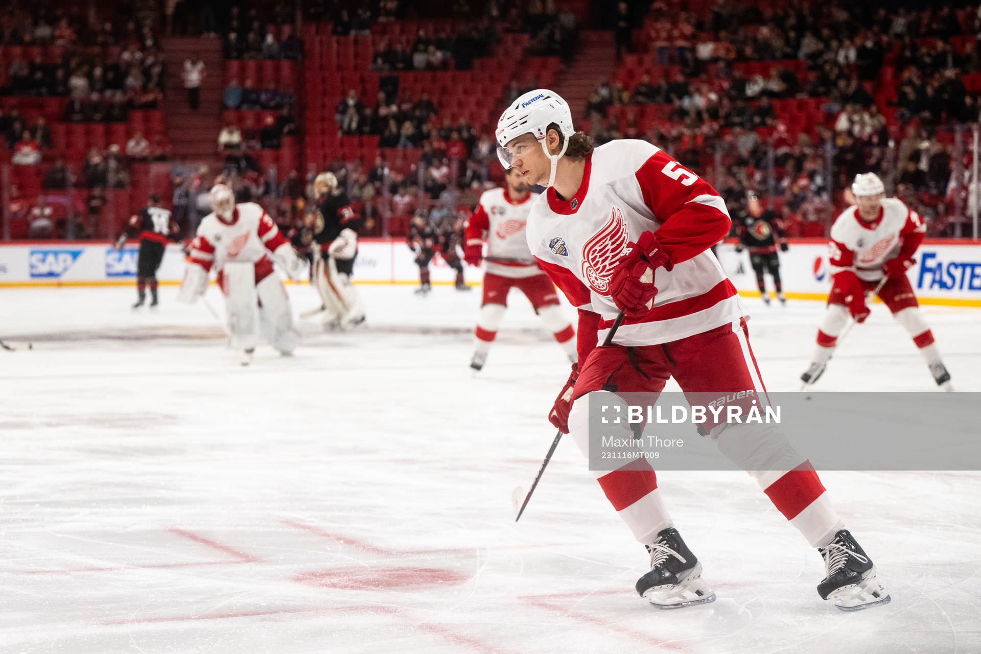 Moritz Seider of Detroit Red Wings