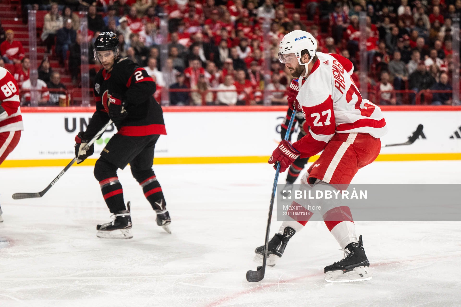 Michael Rasmussen of Detroit Red Wings
