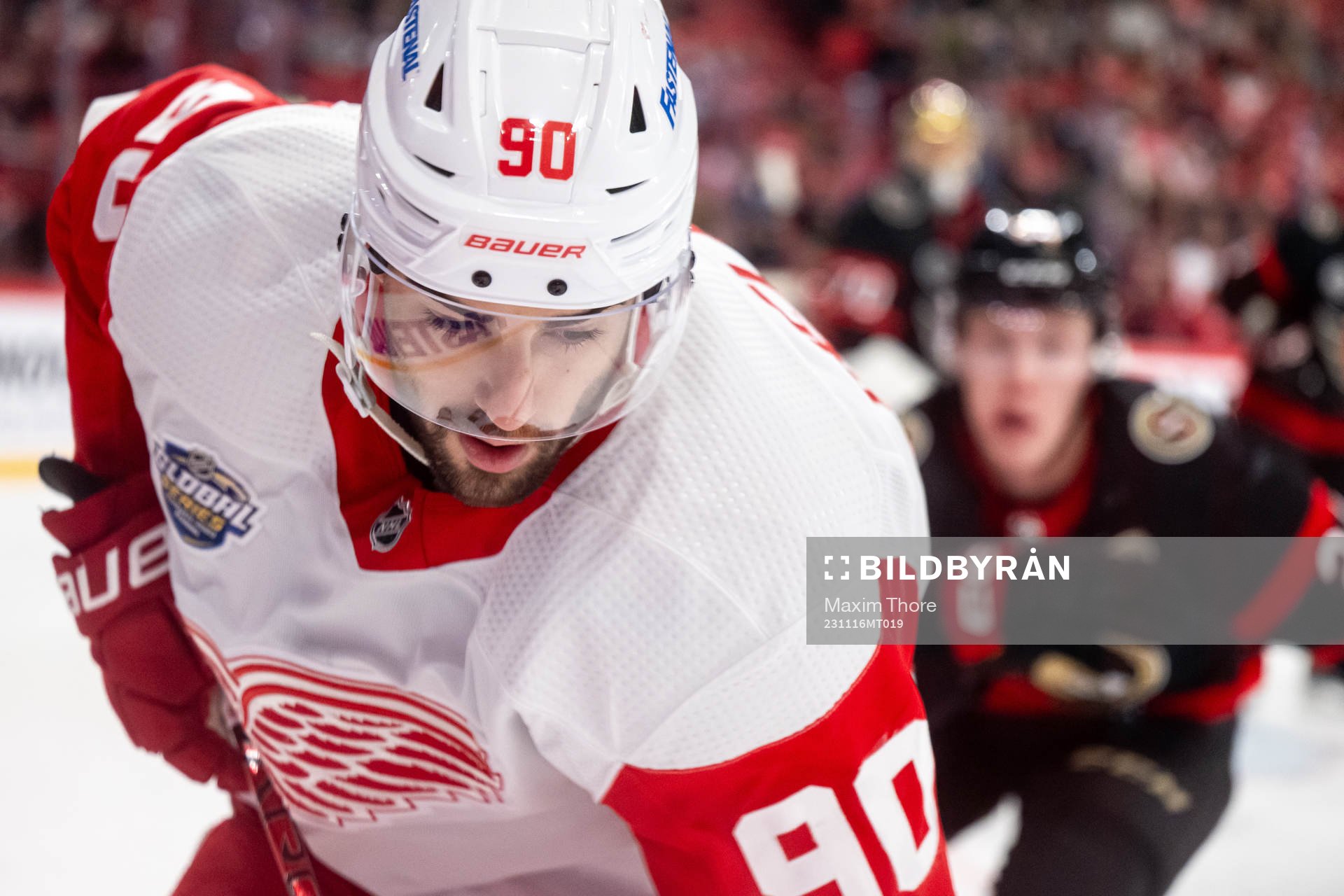 Joe Veleno of Detroit Red Wings